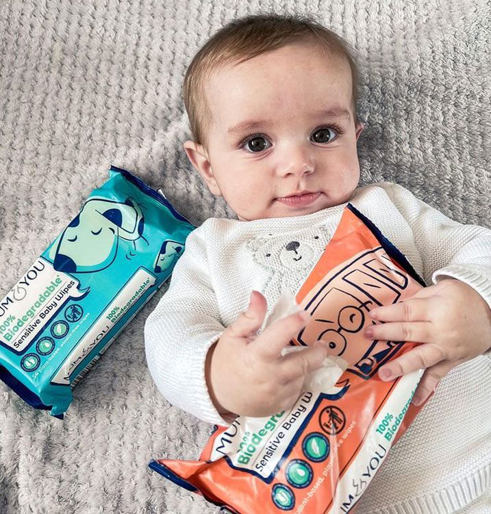 100% Biodegradable Eco-Friendly Baby Wipes