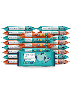 100% Biodegradable Eco-Friendly Baby Wipes (24 Pack)