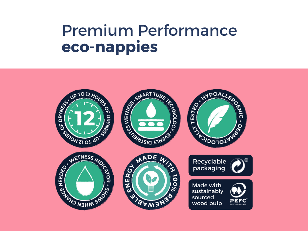 Eco Nappies (3 packs)