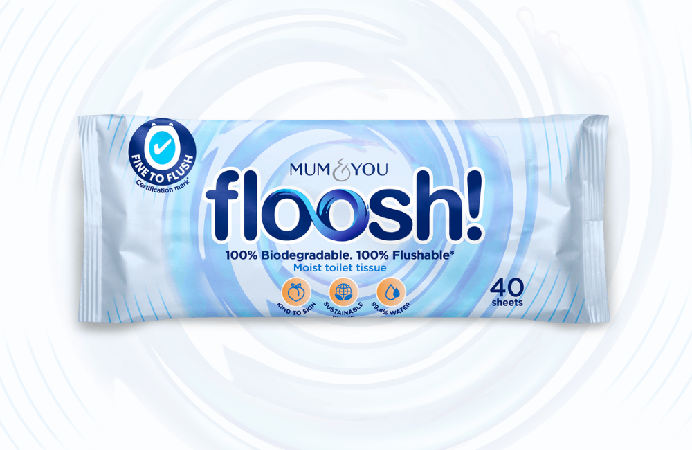 Mum & You Floosh! Moist Toilet Tissue