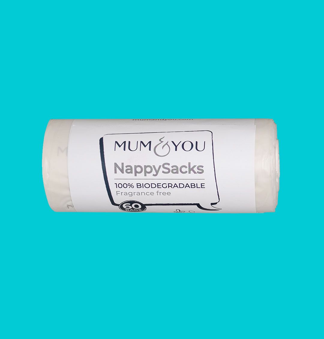 100% biodegradable Nappy Sacks - 4 Pack