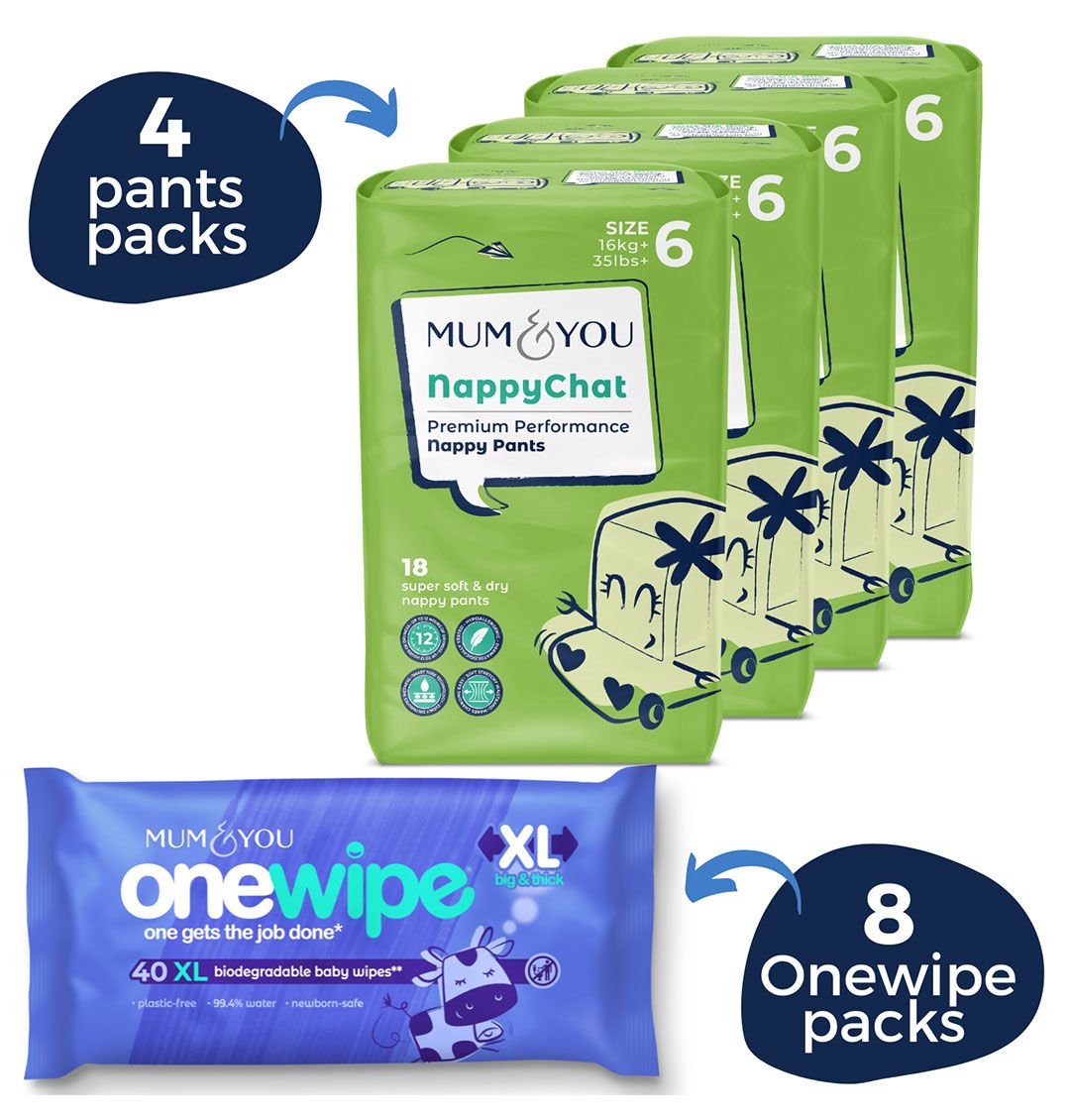 Nappy Pants & Wipes Bundle