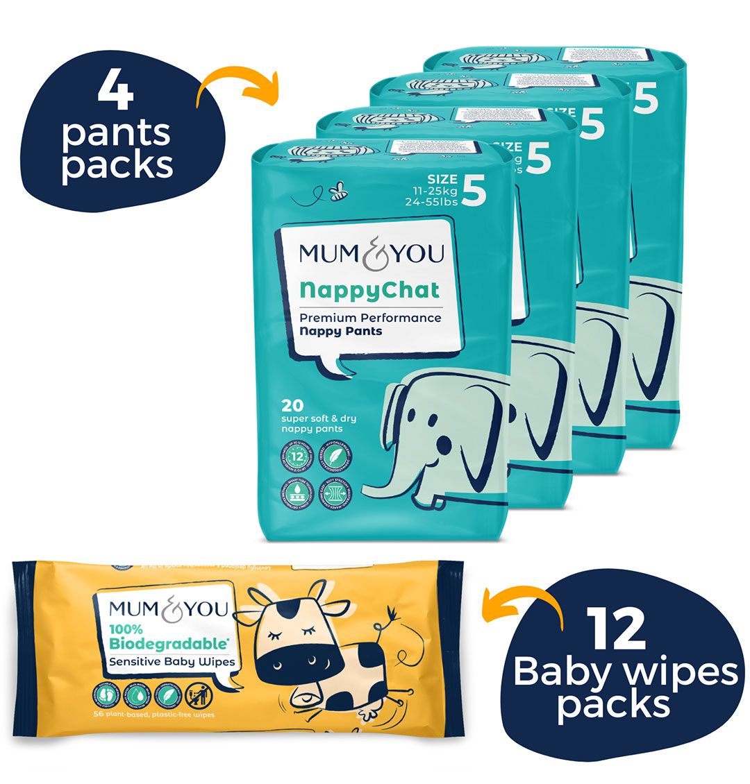 Nappy Pants & Wipes Bundle